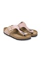 Obuwie Birkenstock japonki nubukowe Gizeh Big Buckle 1027095 różowy