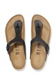 Obuwie Birkenstock japonki skórzane Gizeh 1029231 czarny