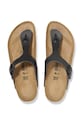 Obuwie Birkenstock japonki skórzane Gizeh 1029231 czarny