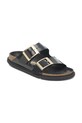 Birkenstock klapki skórzane Arizona 1029364 czarny SS26