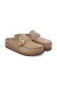 Obuv Kožené šľapky Birkenstock Buckley 1030443 béžová