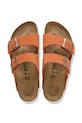 Birkenstock papuci din piele Arizona portocaliu 1031174