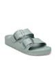 Birkenstock klapki skórzane Arizona EVA Big Buckle 1031301 zielony SS26