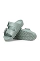 Birkenstock klapki skórzane Arizona EVA Big Buckle 1031301 zielony