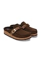 Obuwie Birkenstock klapki zamszowe Buckley 1031435 brązowy