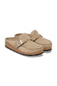 Obuwie Birkenstock klapki skórzane Buckley 1031455 beżowy