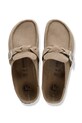 Birkenstock klapki skórzane Buckley beżowy 1031455