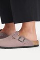 Birkenstock klapki zamszowe Boston 1031577
