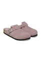 Obuwie Birkenstock klapki zamszowe Boston 1031577 fioletowy