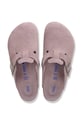 Birkenstock papucs velúrból Boston lila 1031577