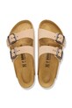 Birkenstock ciabatte slide in pelle Arizona 1031579 beige