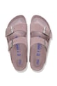 Birkenstock papuci din piele Arizona violet 1031596