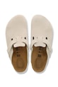 Birkenstock papucs velúrból Boston bézs 1031662