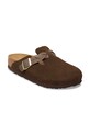 Birkenstock klapki zamszowe Boston 1031716 brązowy SS26