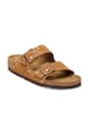 Birkenstock klapki zamszowe Arizona 1031731 brązowy SS26