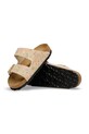 Birkenstock klapki zamszowe Arizona beżowy 1031736