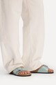 Birkenstock klapki skórzane Madrid Big Buckle 1031788