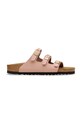 Birkenstock klapki nubukowe Florida pozostałe różowy 1031813.N