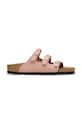 Birkenstock papuci din nubuc Florida Planet friendly roz 1031813.N