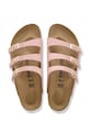 Birkenstock papuci din nubuc Florida roz 1031813.N