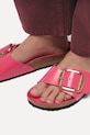 Birkenstock klapki skórzane Madrid Big Buckle 1031844