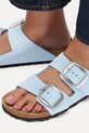 Birkenstock klapki skórzane Arizona Big Buckle 1031860.N