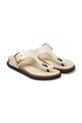Cipők Birkenstock bőr flip-flop Gizeh 1031861 bézs