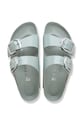 Birkenstock klapki skórzane Arizona Big Buckle 1031882.N zielony