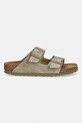 Birkenstock klapki zamszowe Arizona 1032061 zielony SS26