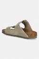 Obuwie Birkenstock klapki zamszowe Arizona 1032061 zielony