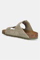 Obuwie Birkenstock klapki zamszowe Arizona 1032061 zielony