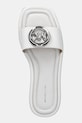 MICHAEL Michael Kors klapki skórzane Milan Slide biały 40R6MLFS1L.085