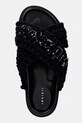 Inuikii klapki damskie Woven Stones czarny 1004.003.0073.000