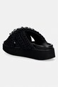 Obuwie Inuikii klapki damskie Woven Stones Platform 1004.005.0043.000 czarny