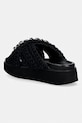 Obuwie Inuikii klapki damskie Woven Stones Platform 1004.005.0043.000 czarny