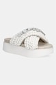 Inuikii klapki damskie Woven Stones Platform biały 1004.005.0043.104