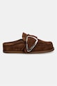 Inuikii klapki mules damskie zamszowe Mule Soft 1014.003.0061.150 brązowy SS26