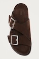 Обувь Замшевые шлепанцы Alohas Alba S101185.02 коричневый