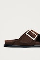 Замшевые шлепанцы Alohas Alba S101185.02 коричневый