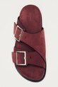 Обувь Замшевые шлепанцы Alohas Alba S101185.04 бордо
