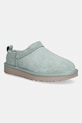 UGG kapcie zamszowe W Classic Micro turkusowy 1173891.ART