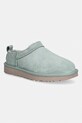 UGG kapcie zamszowe W Classic Micro turkusowy 1173891.ART