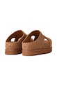 Obuwie UGG klapki zamszowe W Goldenstar Hi Cutout Slide 1175132.CHE brązowy