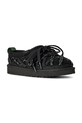 Semišové papuče UGG W Tasman Lace 1175190.BLK čierna SS26