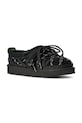 Semišové papuče UGG W Tasman Lace 1175190.BLK čierna SS26