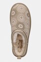 Велурени чехли UGG W Classic Micro Sun Stitch бежов 1178192.MDSD