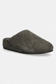 UGG kapcie nubukowe W Elea Embossed Slip-On zielony 1178610.DNSS