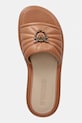 Pinko klapki damskie skórzane Fiona 03 brązowy SD0525.P003.Q61