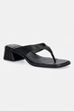 Camper джапанки дамски от кожа Kora Sandal черен K201912.001