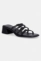 Camper pantofle dámské kožené Kora Sandal černá K201911.001